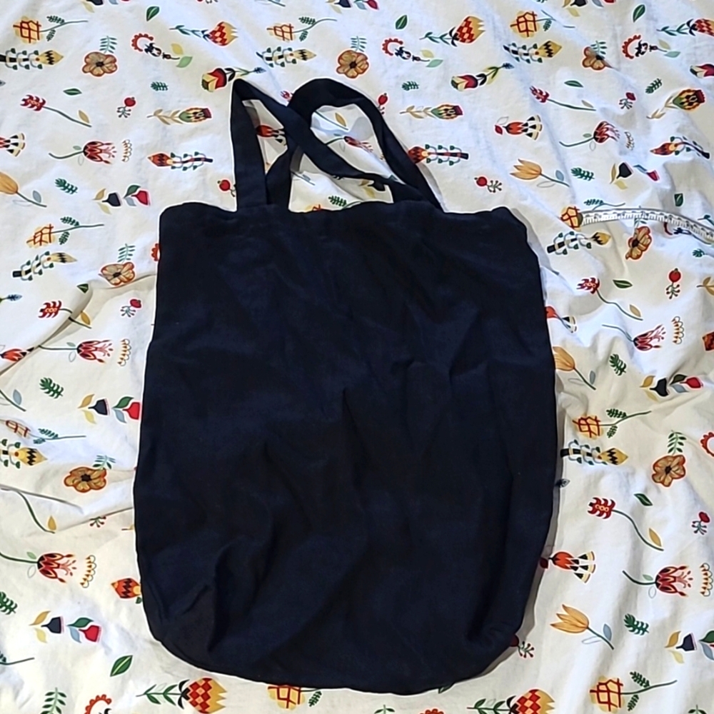 La Petite Alice linen tote bag black